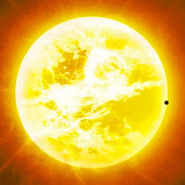 Vibrant image of the Sun with intense yellow and orange hues, ideal for LED Box Frame displays.