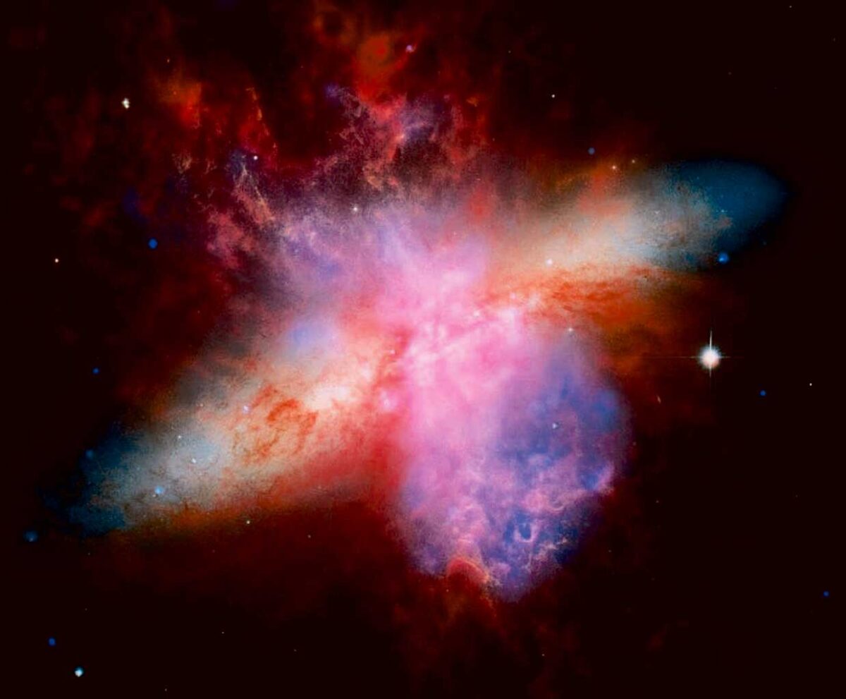 Mesmerizing nebula with vibrant colors, perfect for display with LED Box Frame’s customizable lighting features.