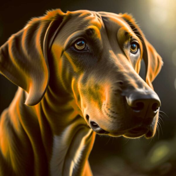 Azawakh dog portrait illuminated in an LED Box Frame – a perfect wildlife art decor piece for your home.