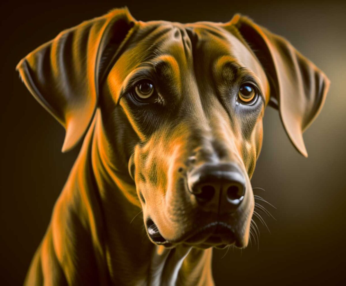 Azawakh dog portrait in LED Box Frame – an elegant wildlife art display for home decor.