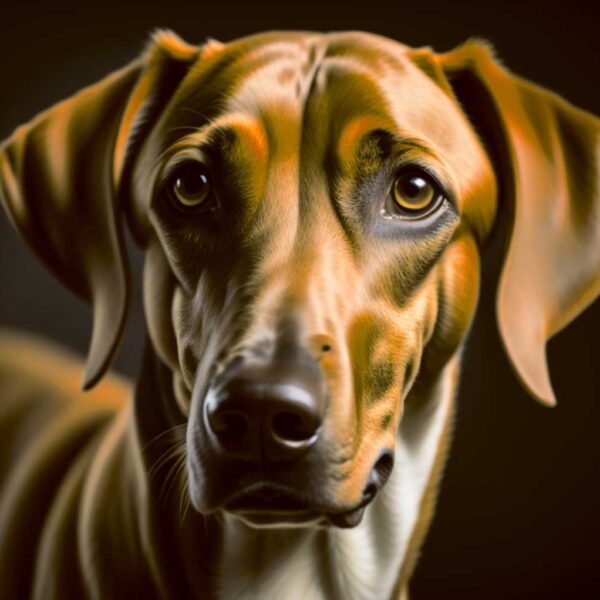 Beautiful portrait of an Azawakh dog captured in stunning detail, displayed in an eco-friendly LED Box Frame, enhancing the elegance of wildlife art for your home decor.
