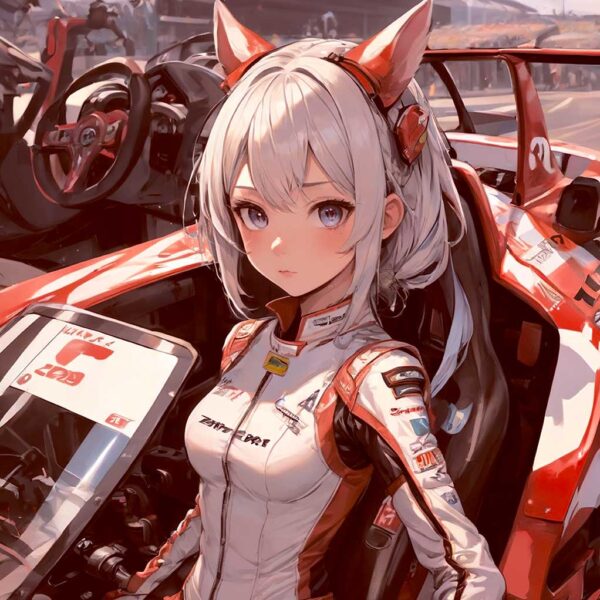 Anime 3-Sportscar Chick