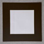 Black square insert for LED Box Frame, perfect for creating customizable and eco-friendly home decor displays