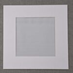 White square insert for LED Box Frame, offering a modern minimalist look with customizable lighting options.