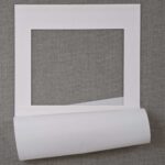 Back mount insert for LED Box Frame, designed for oblong-shaped prints to create a modern, eco-friendly display.