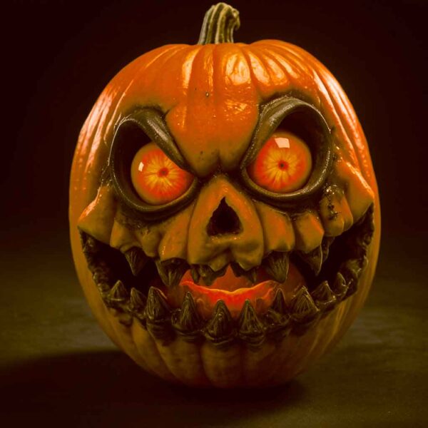 Pumpkin 4-Dark Grin Pumpkin Halloween