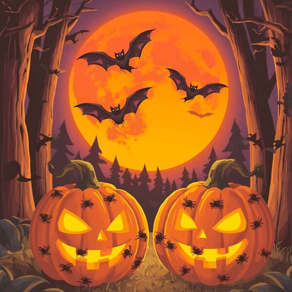 Pumpkin 6-Dark Rotting 2 Pumpkin Halloween